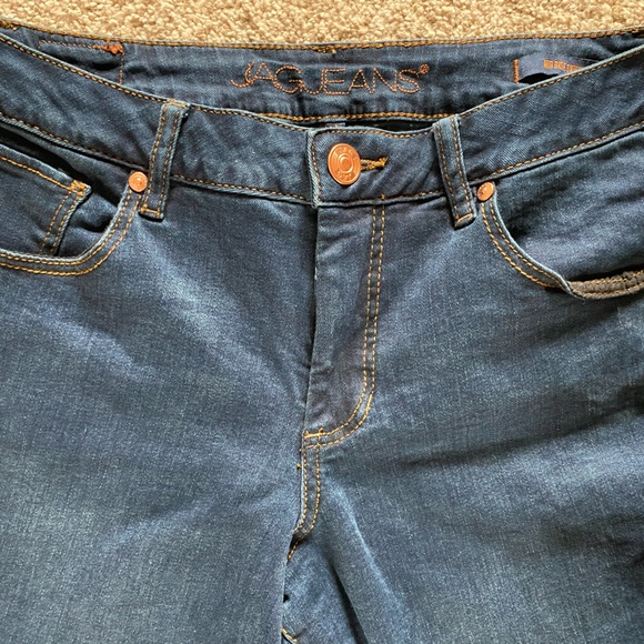 Jag Jeans, 14 Petite, Mid-rise Skinny, Indigo Wash, Excellent Condition - Picture 4 of 9